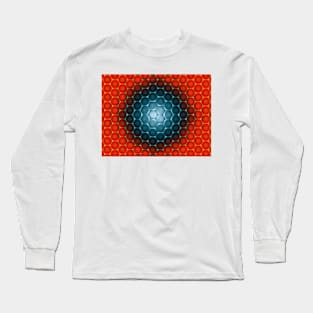 Abstract Blue Sphere Long Sleeve T-Shirt